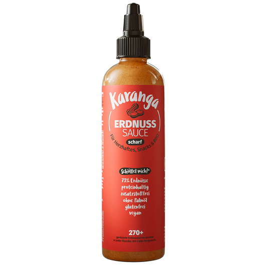 Karanga Erdnusssauce "scharf" 218g / 200ml