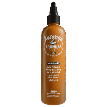 Karanga Erdnusssauce scharf 200 ml Flasche zum Squeezen